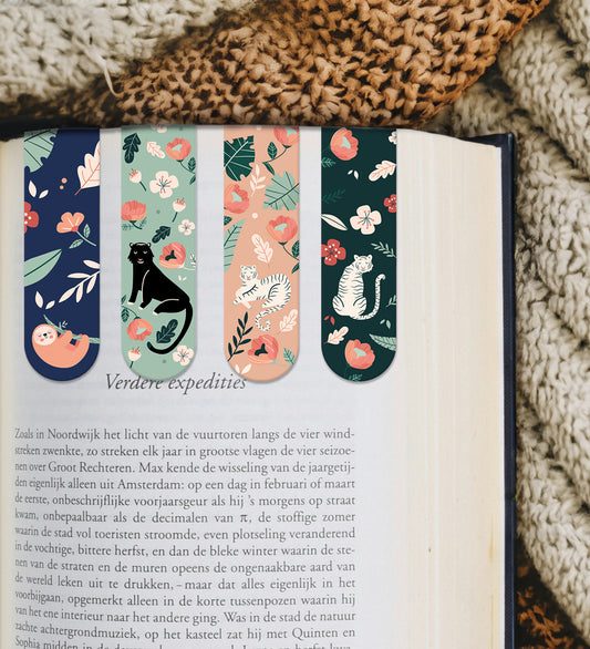 Magnetic Bookmark - Set Of 4 - Animals
