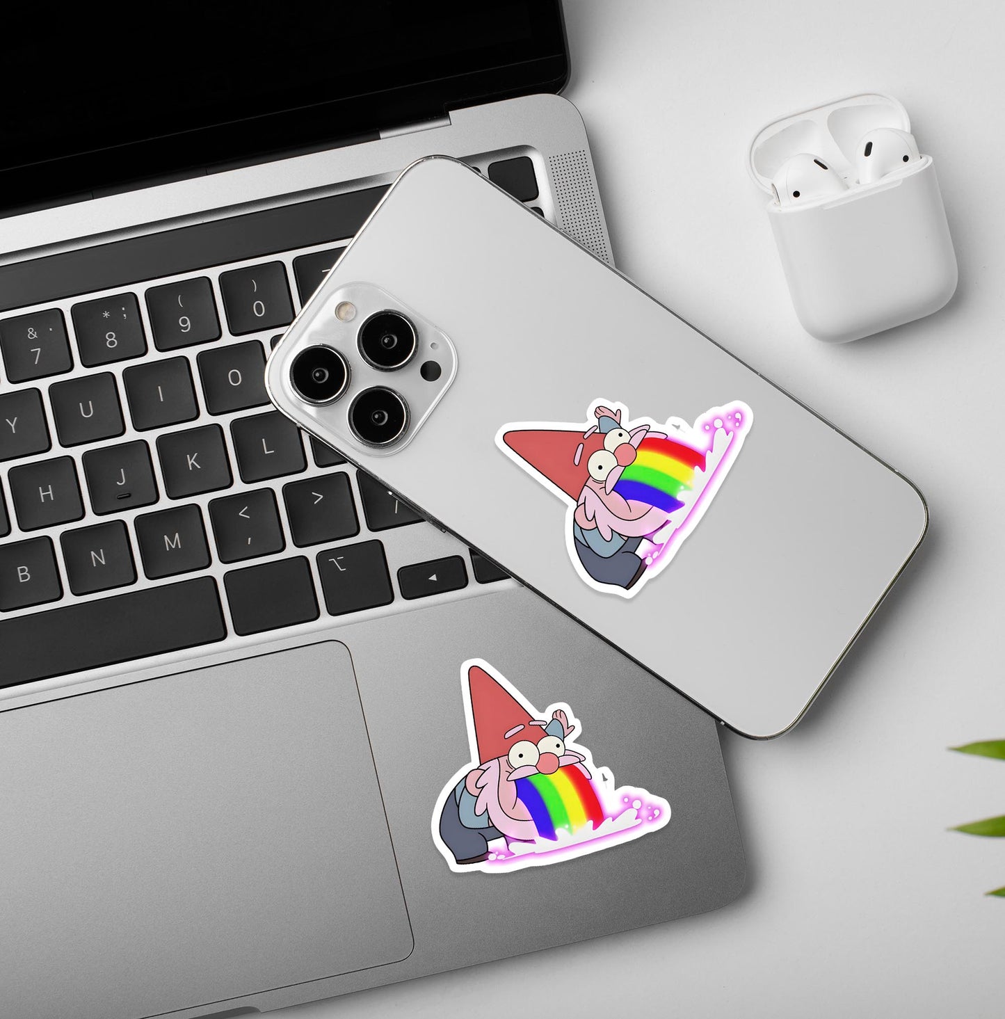 Adventure Time - King- Laptop & Mobile Stickers