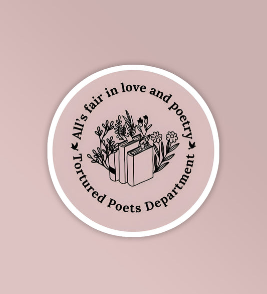 All Is Fair In Love  - Taylor Swift Sticker
