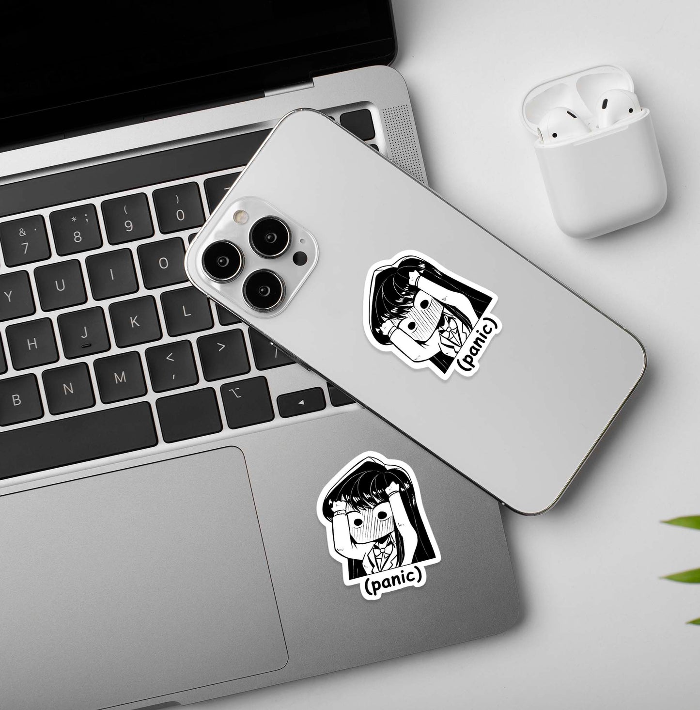 Anime Girl Panic Sticker