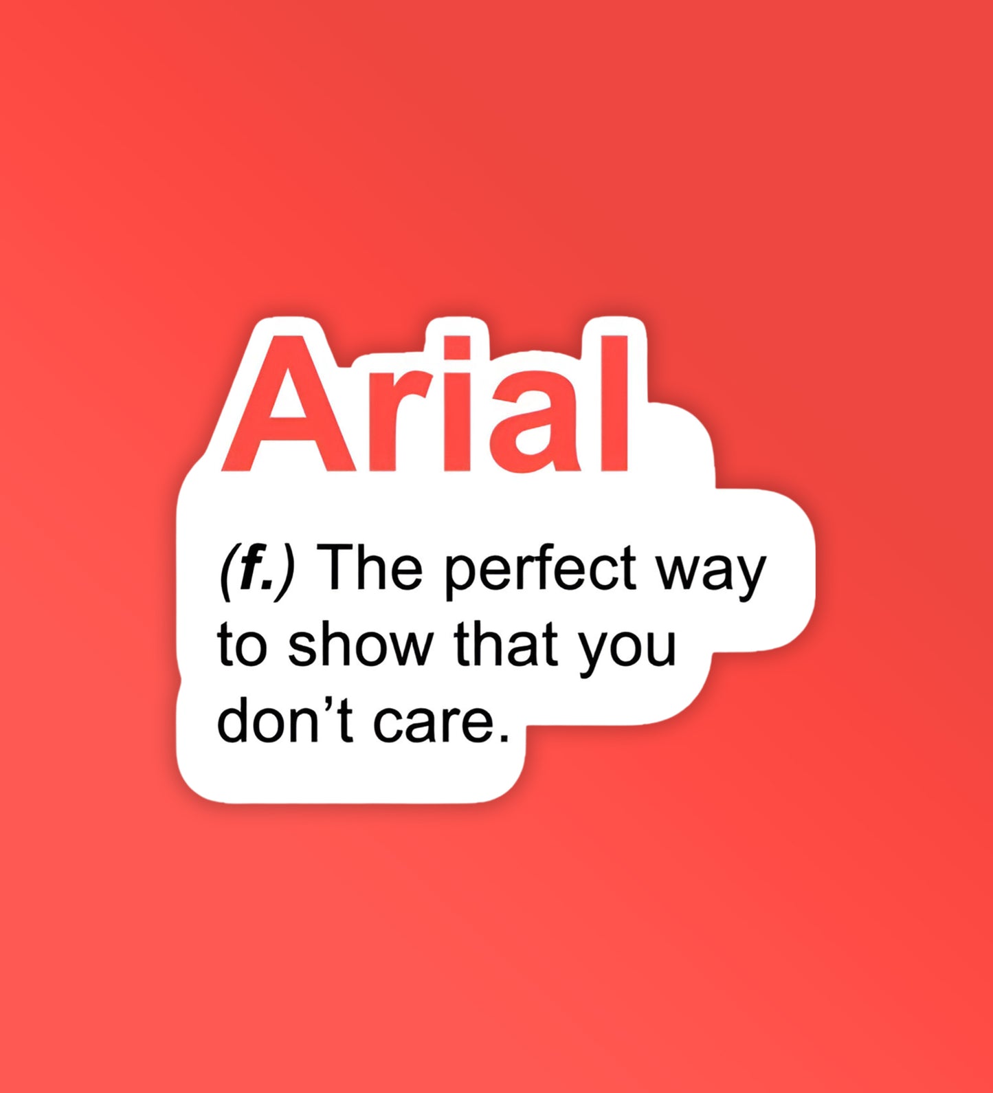 Arial - Laptop & Mobile Stickers