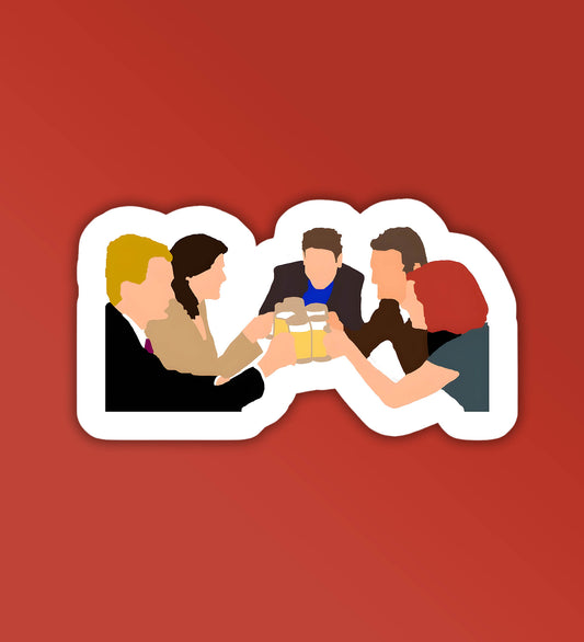 At The Bar - HIMYM - Laptop / Mobile Sticker