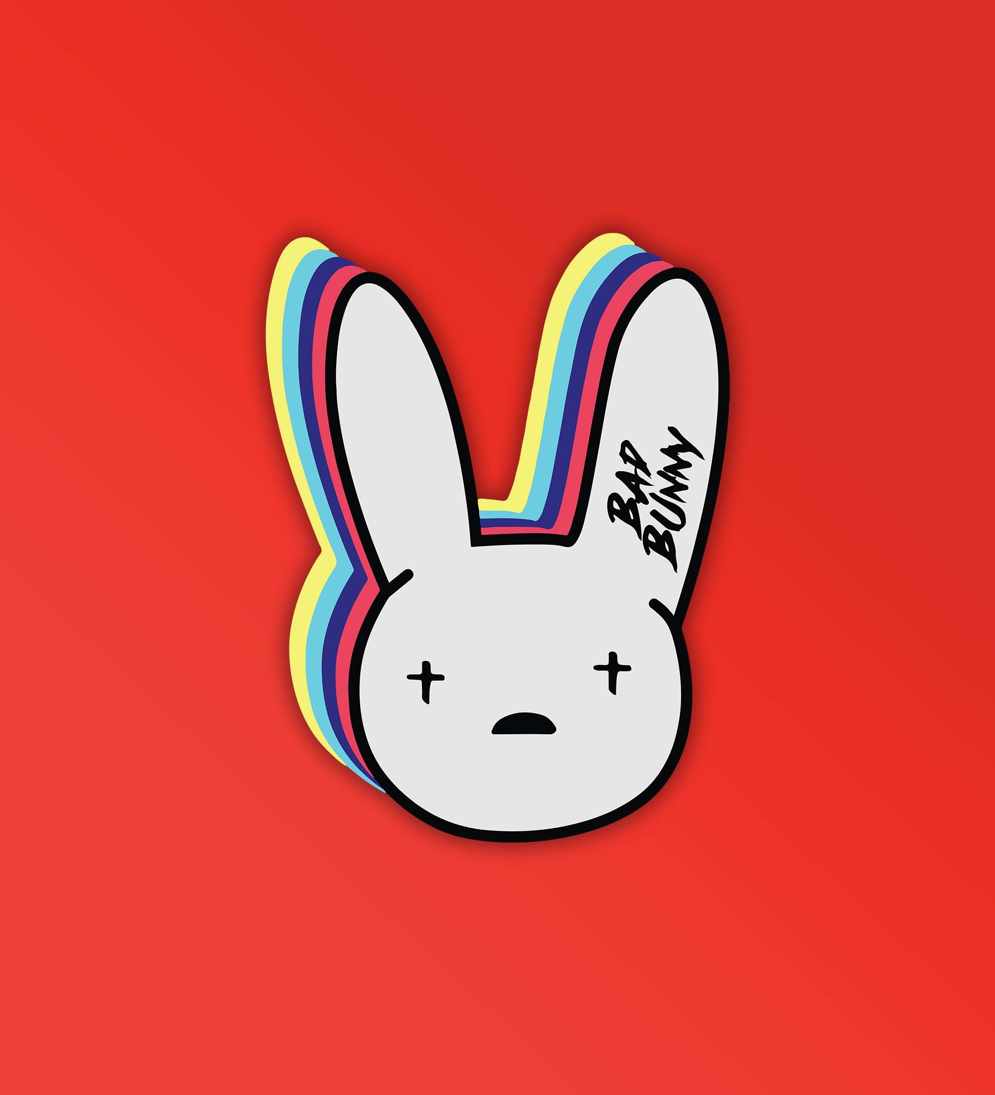 Bad Bunny Sticker – Peeekaboo