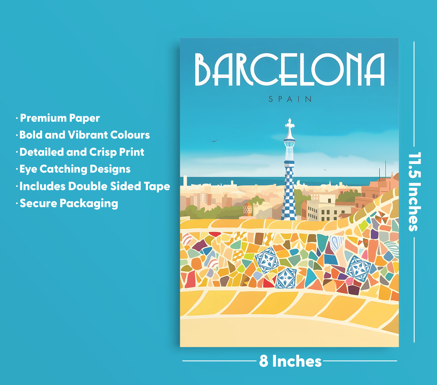 Barcelona Wall Art - Poster