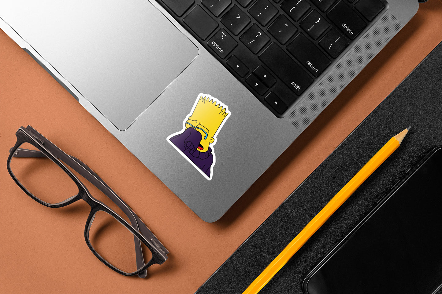 Sad Bart Sticker