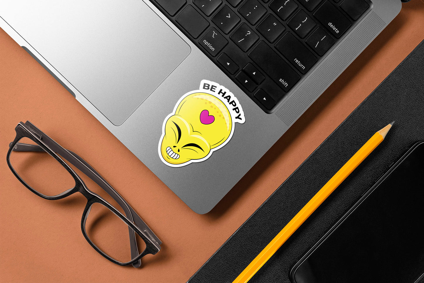 Be Happy Sticker