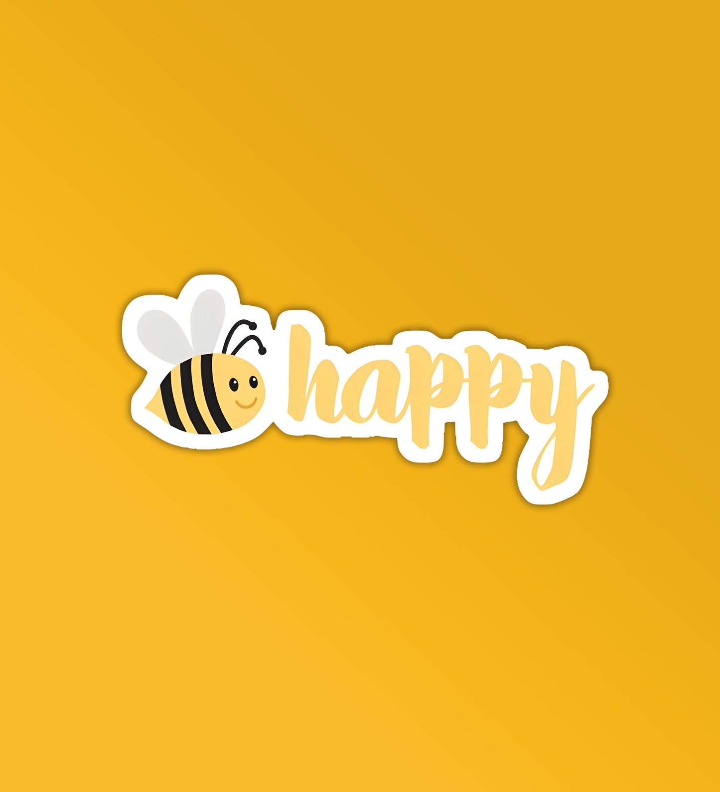 Be Happy - Laptop & Mobile Stickers