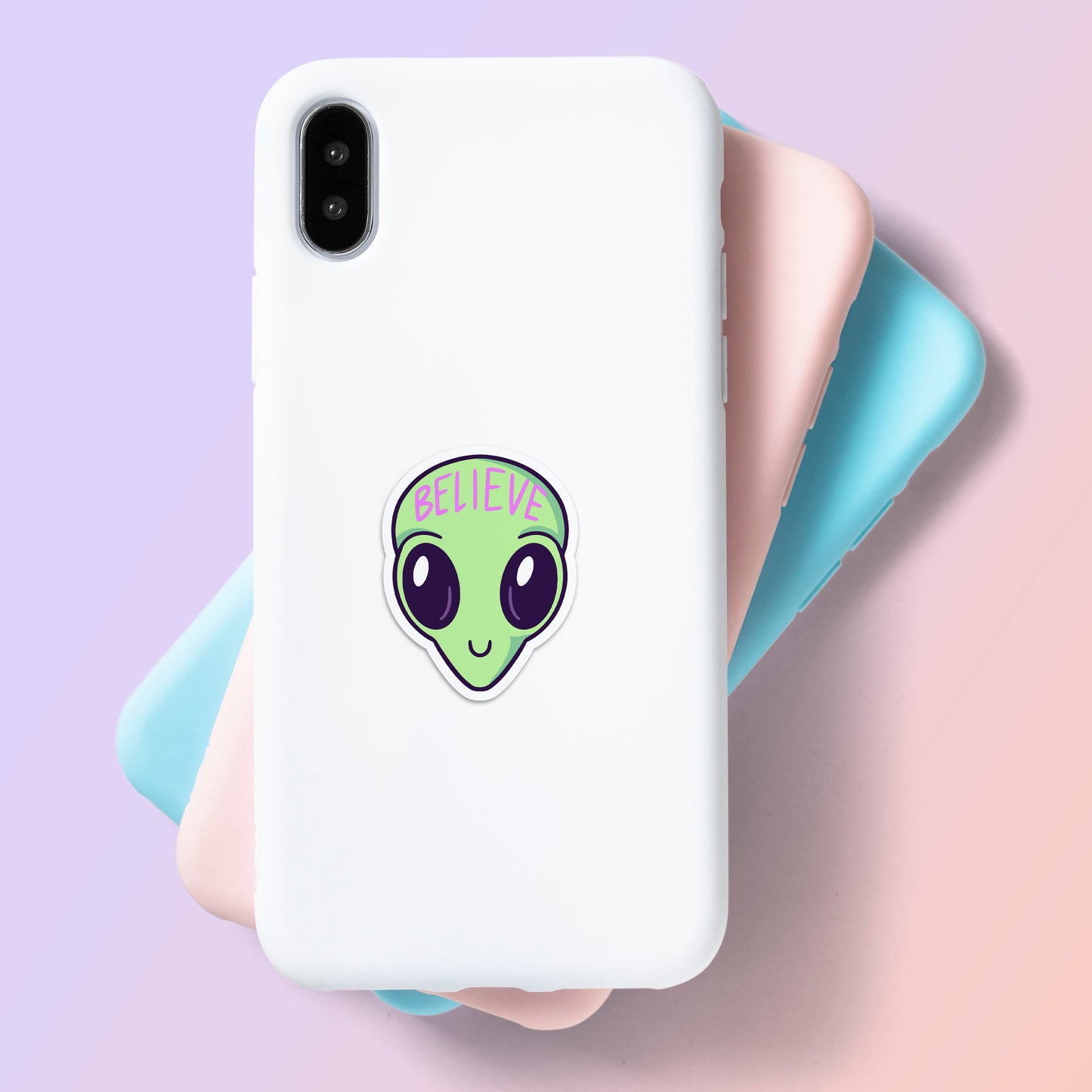 "Believe" In Aliens Sticker