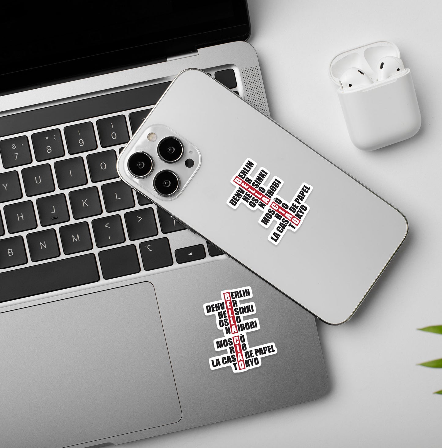 Bella Ciao Name | Money Heist - Laptop / Mobile Sticker