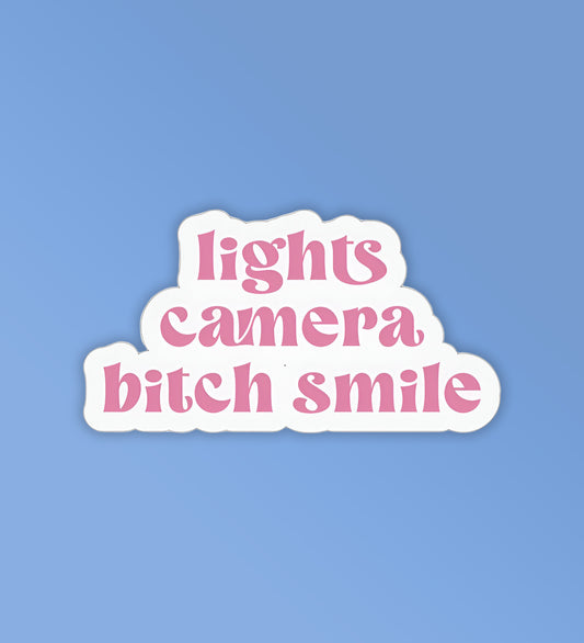 Lights, Camera, Bitch Smile - Taylor Swift Stickers