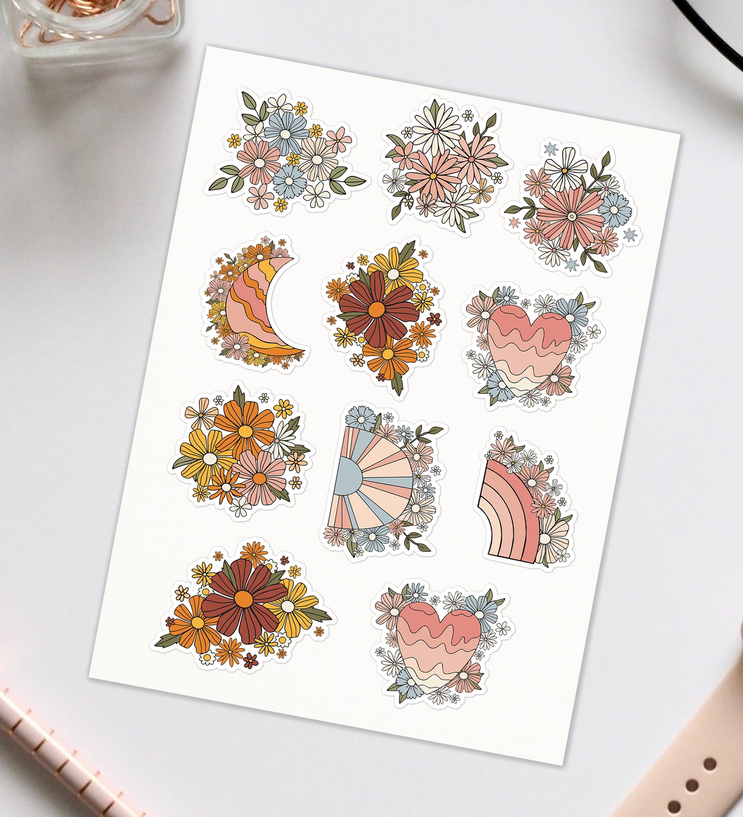 Boho Sticker Sheet