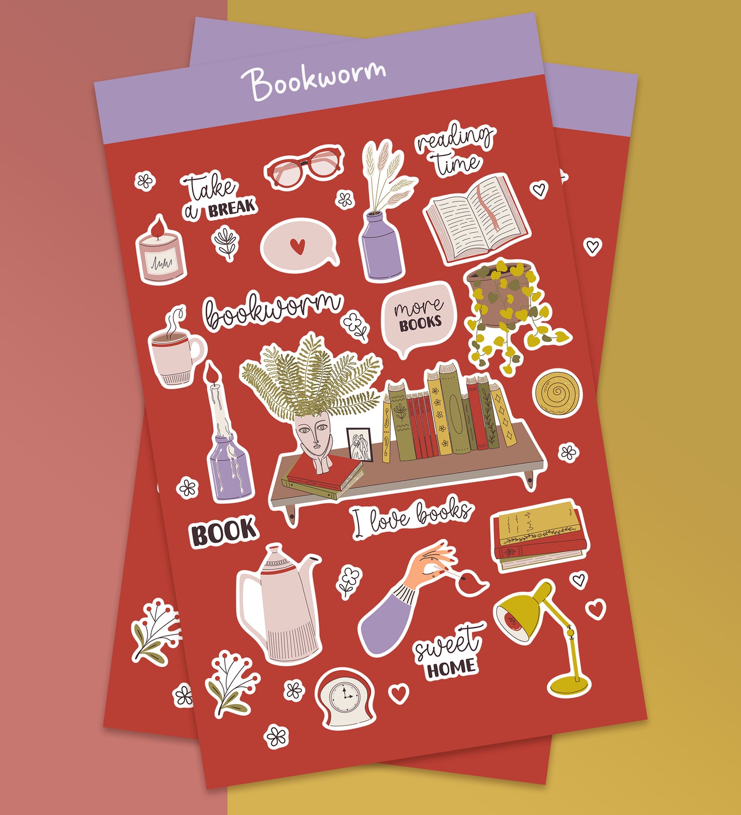 Bookworm | Sticker Sheet