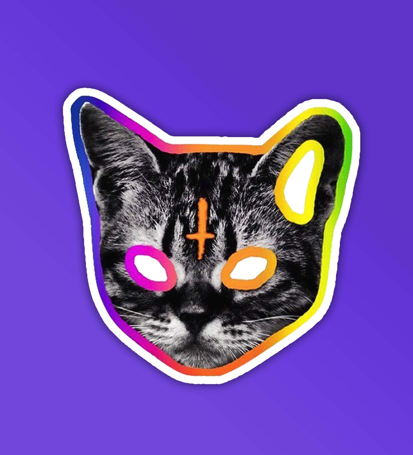 Alien Cat Sticker