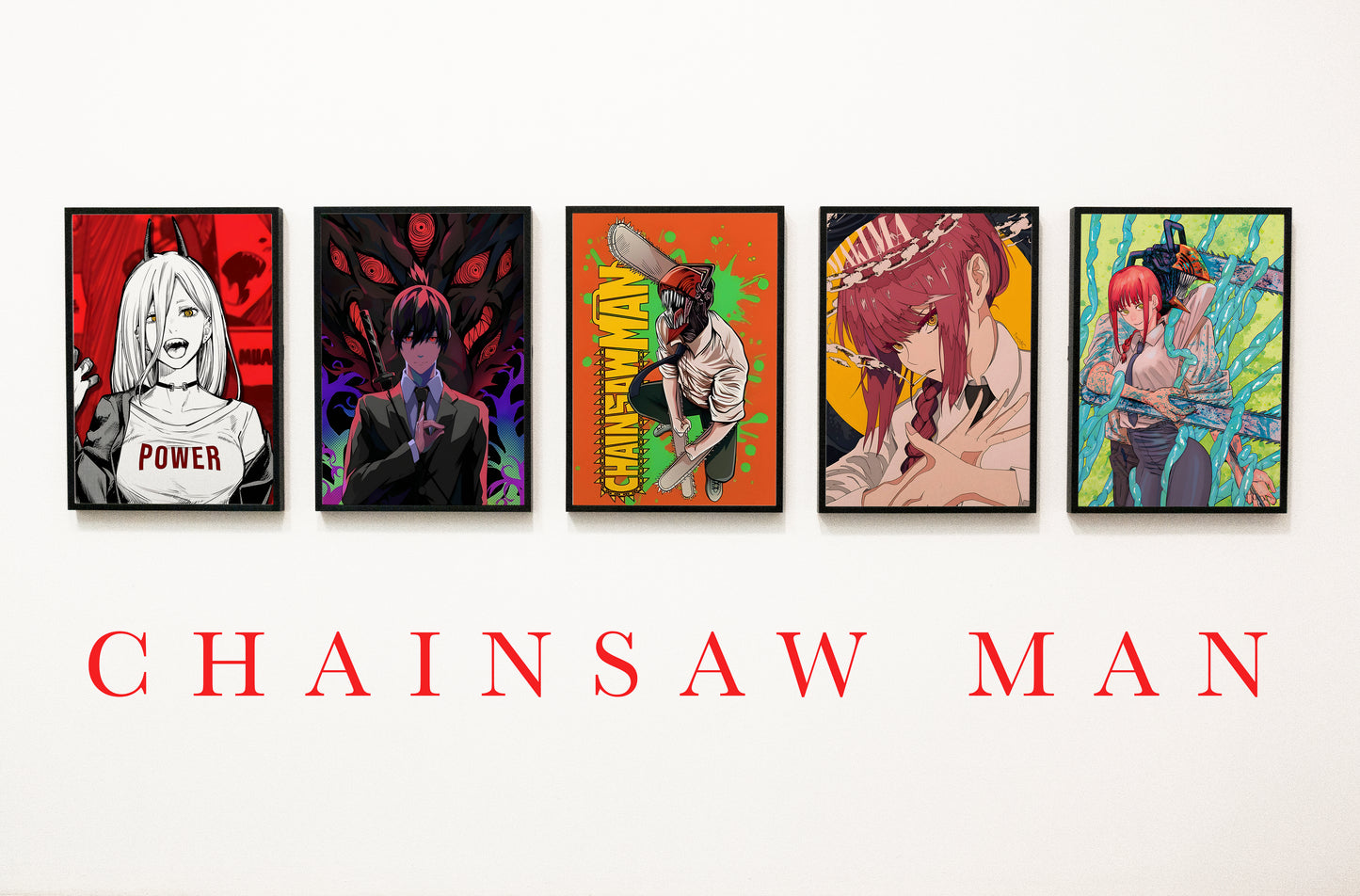 Chainsaw Man Posters - Set Of 5