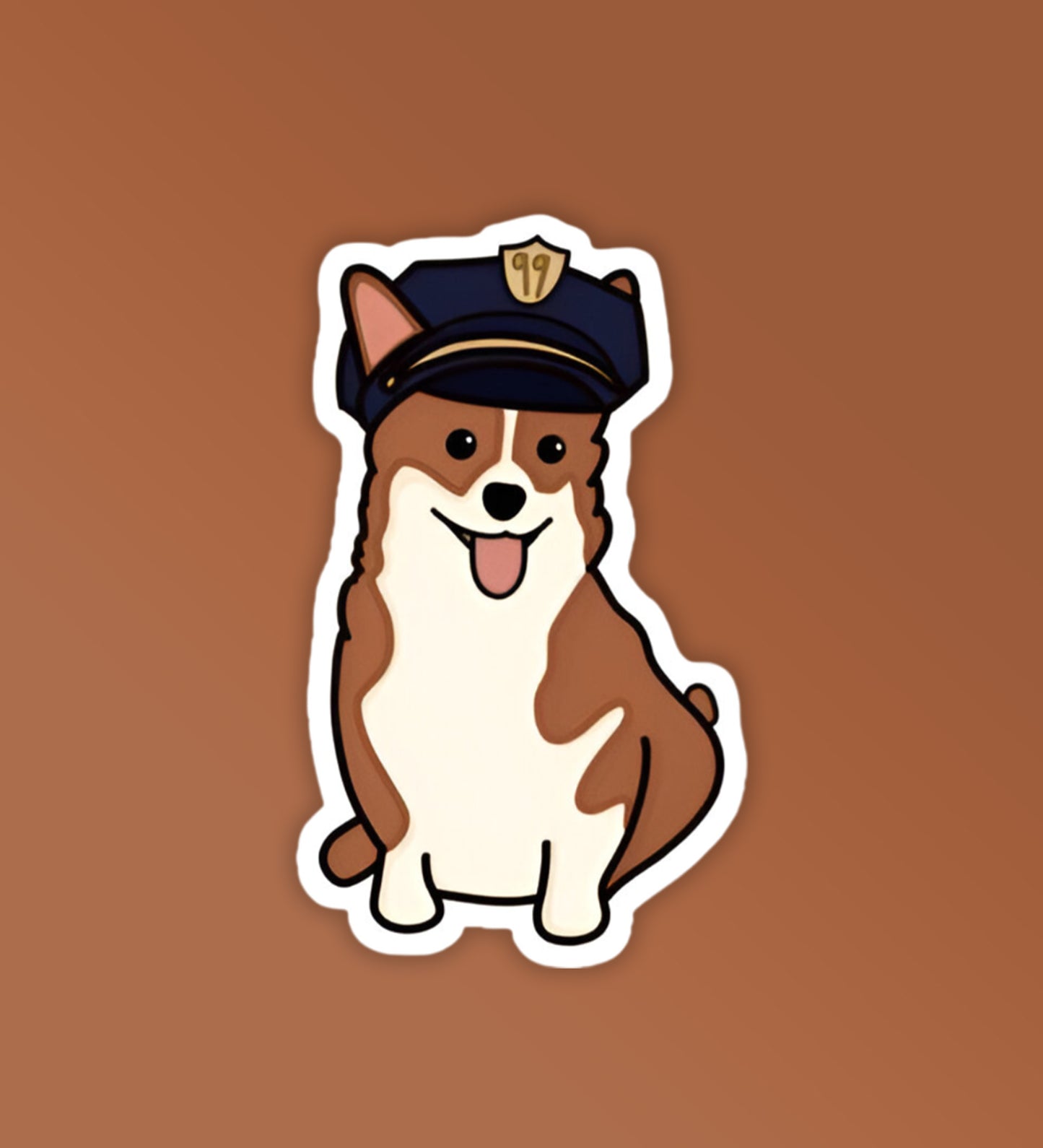 Cheddar - Brooklyn Nine Nine | Laptop / Mobile Stickers