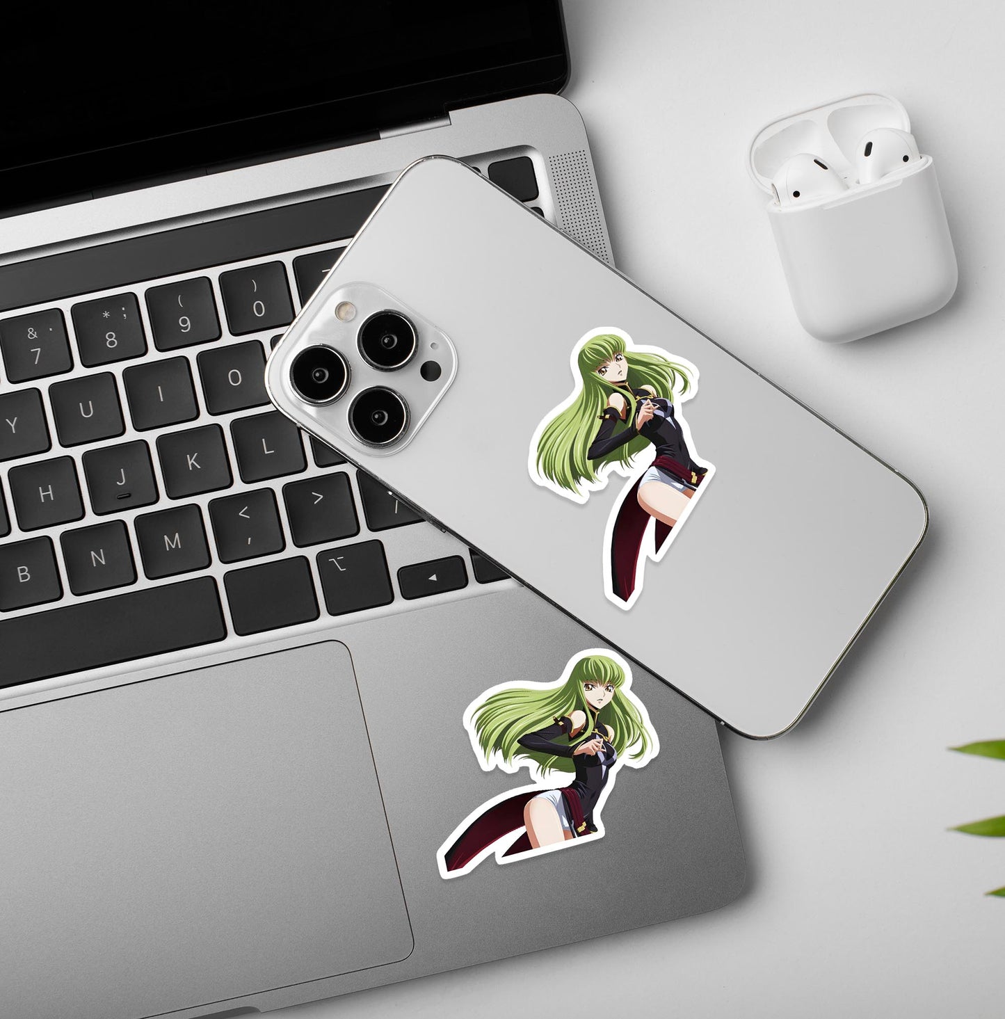 Code Geass Girl Sticker - Laptop & Mobile Stickers