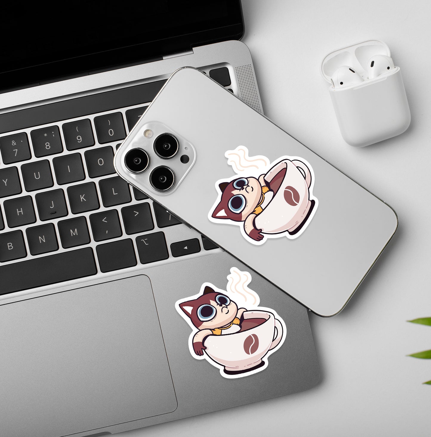 Coffee Tub | Mobile & Laptop Sticker