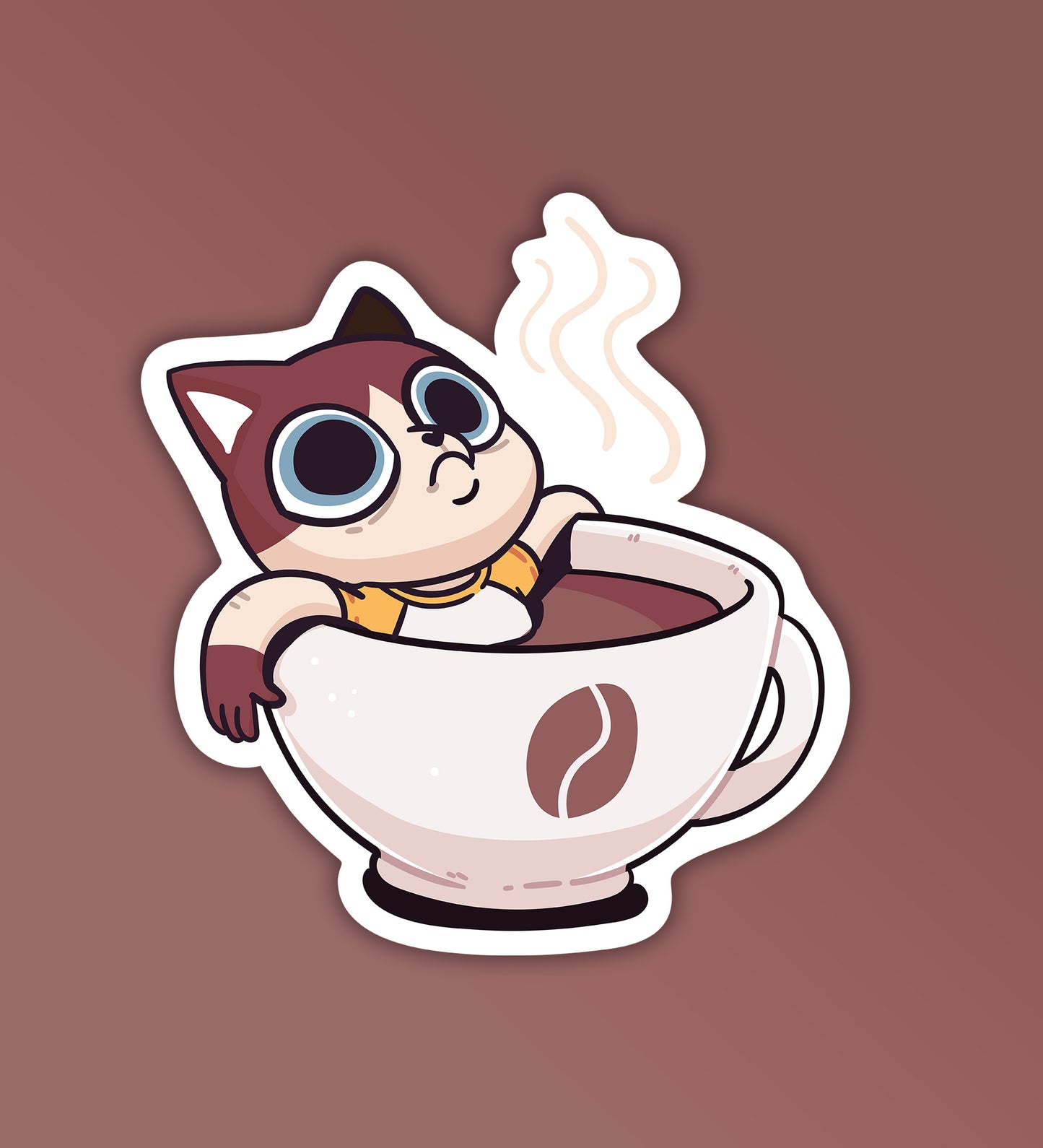 Coffee Tub | Mobile & Laptop Sticker