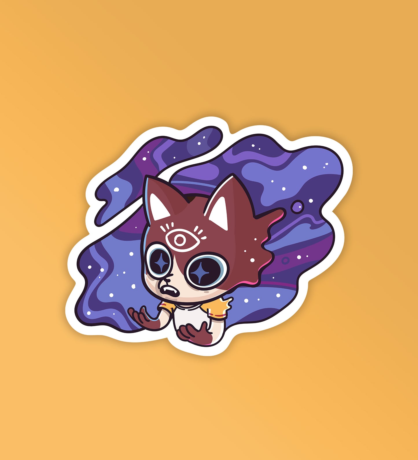 Cosmic 3rd Eye | Mobile & Laptop Sticker