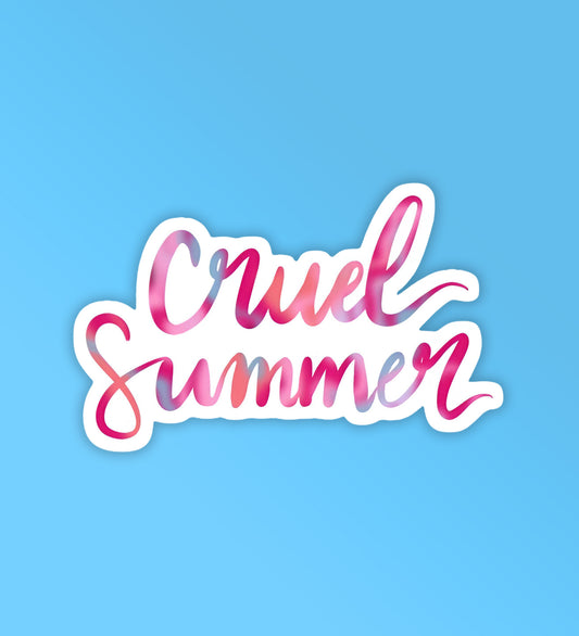 Cruel Summer - Taylor Swift Stickers