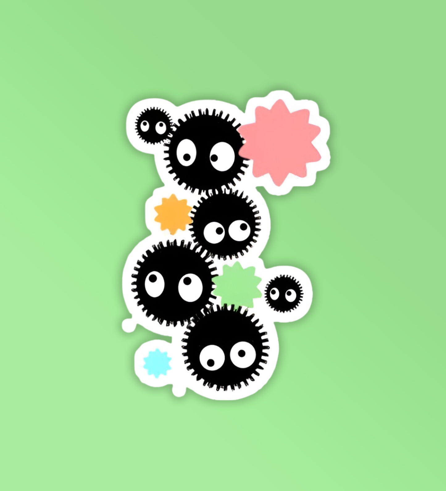 Ghibli Dust Balls - Laptop / Mobile Stickers