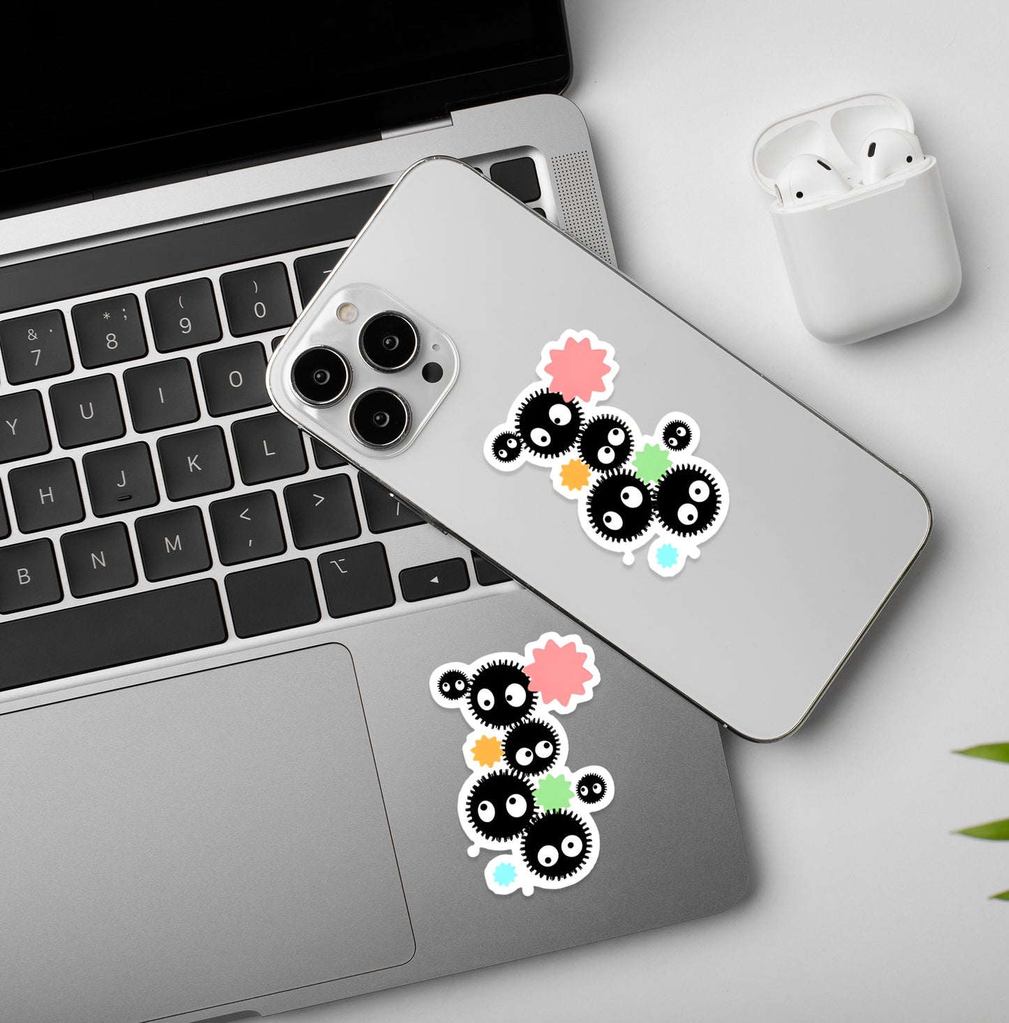 Ghibli Dust Balls - Laptop / Mobile Stickers