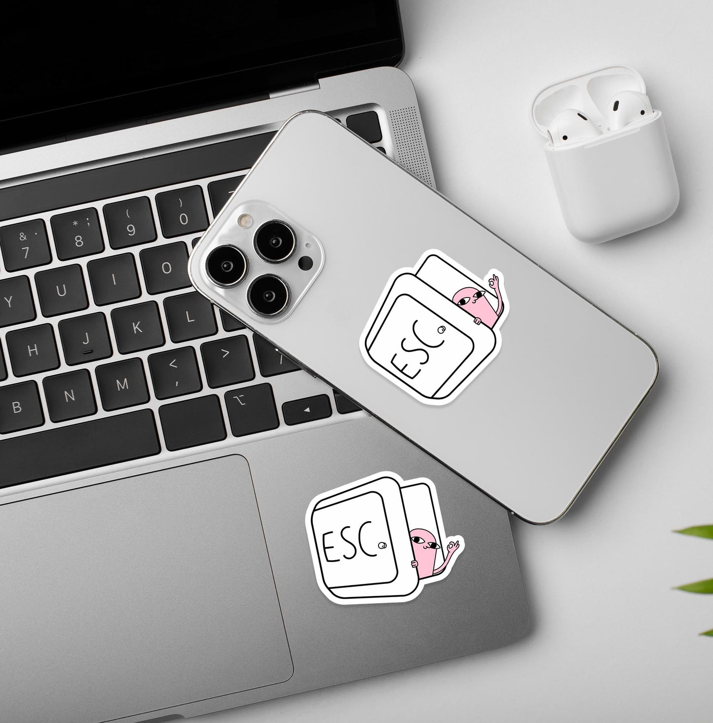 Escape With Me Meme - Vinyl Laptop / Mobile Stickers