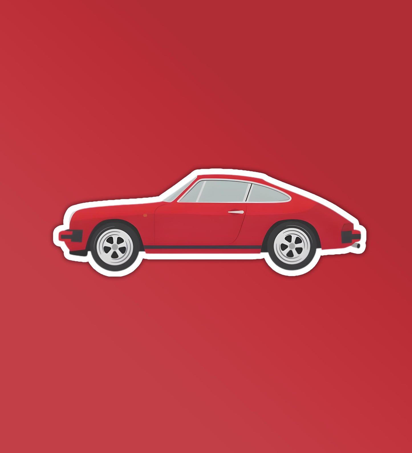 Vintage Car Sticker