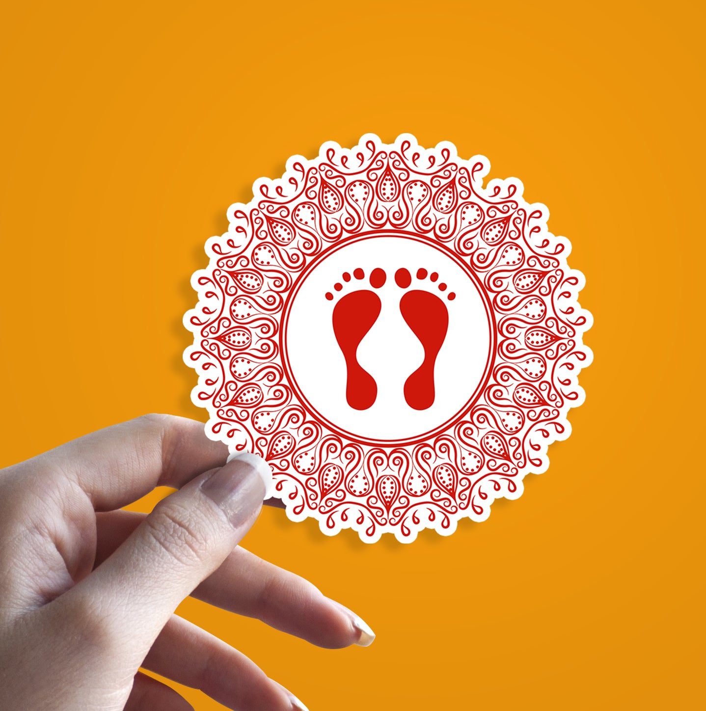 Lakshmi Footsteps | Diwali Sticker