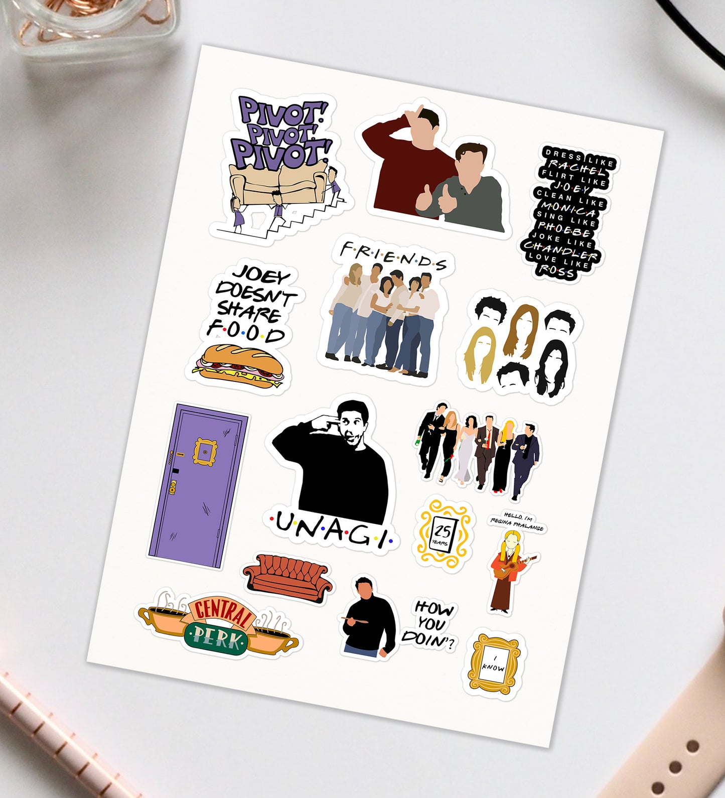 Friends Sticker Sheet