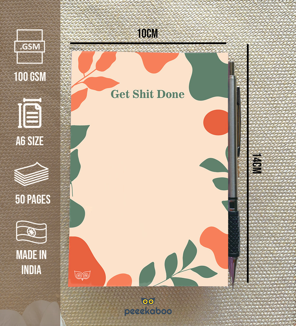 Get Shit Done Notepad