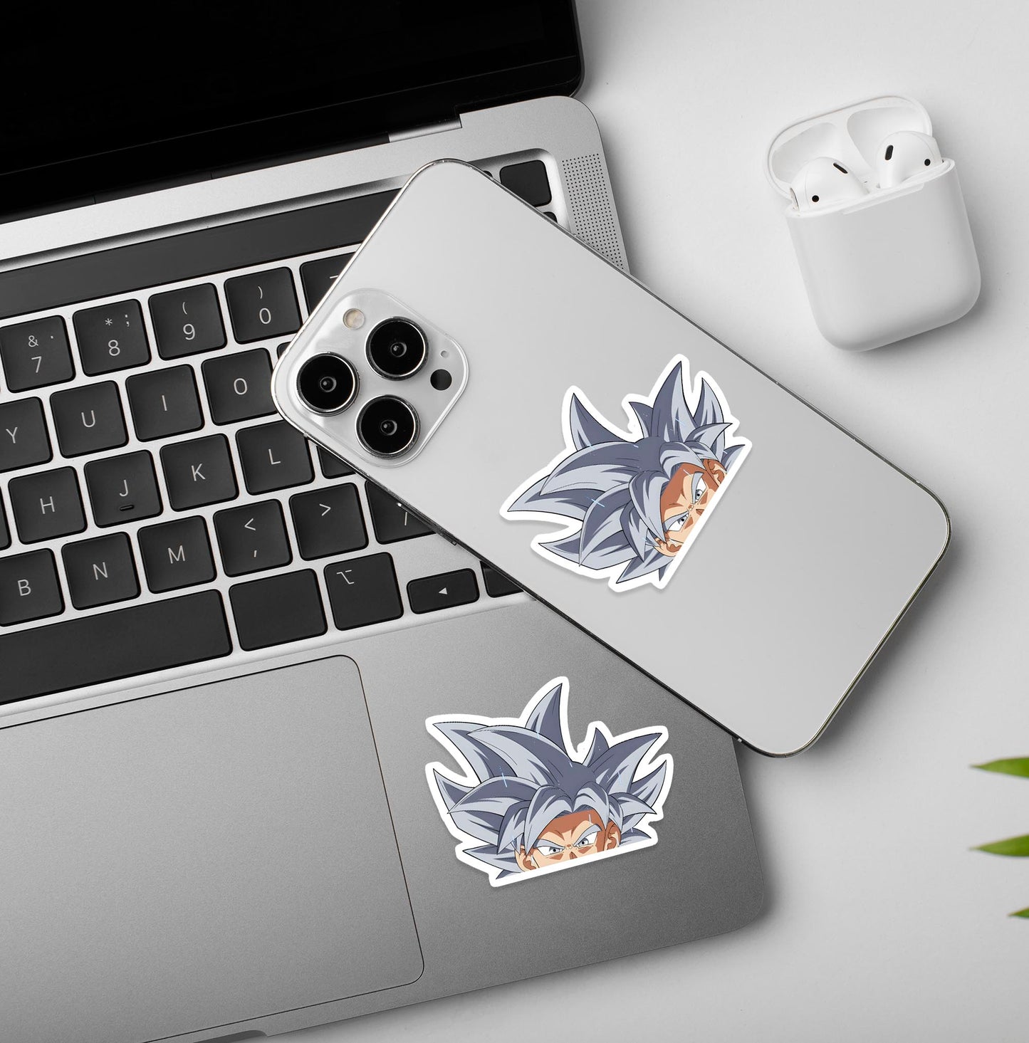 Goku Ultra Instinct - Laptop & Mobile Stickers