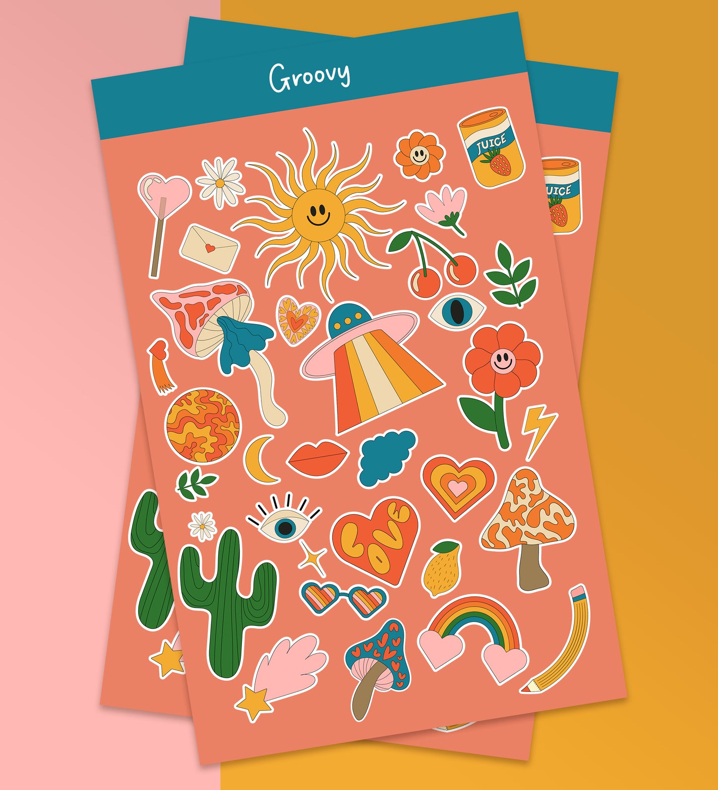Groovy Sticker Sheet