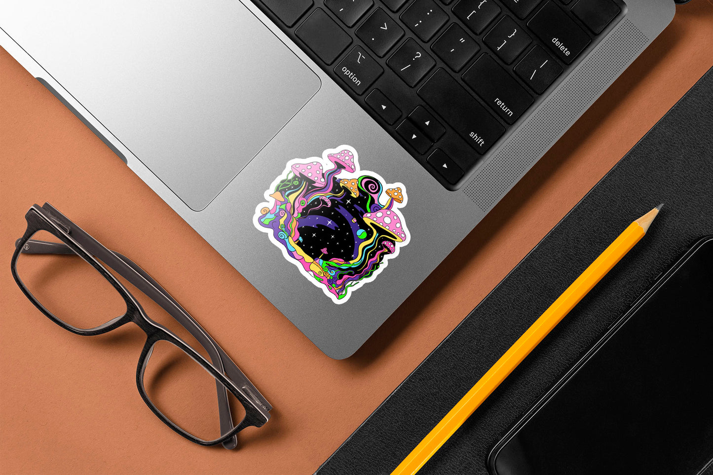 Groovy Mushroom Sticker