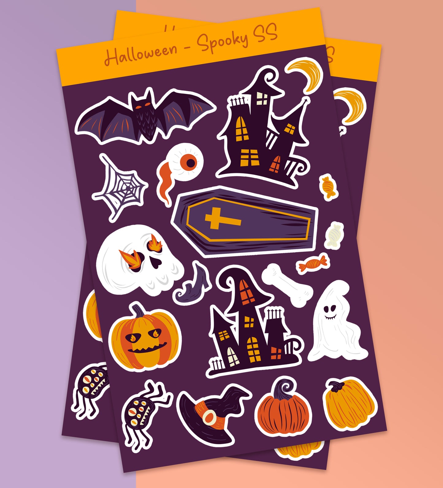 Halloween - Spooky Sticker Sheet