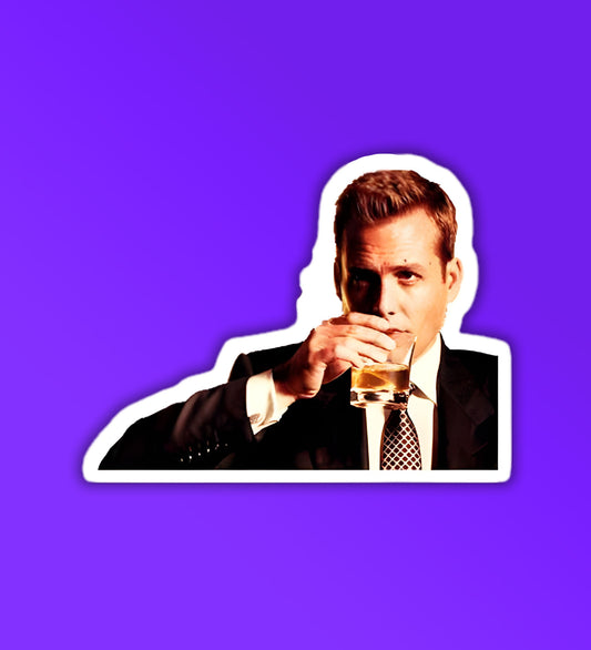Harvey | Suits - Laptop / Mobile Sticker