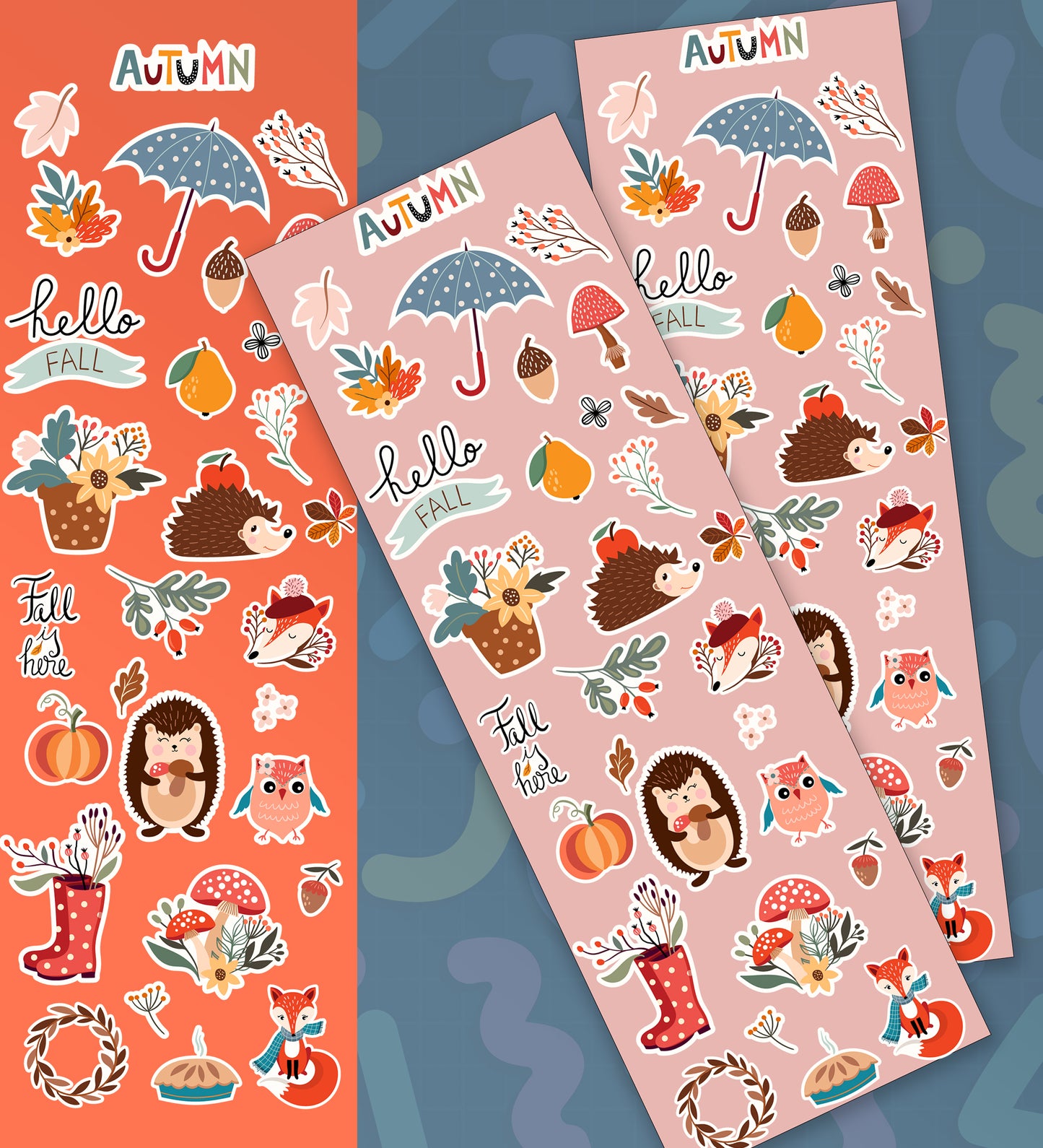 Hello Fall - Autumn | Deco Stickers