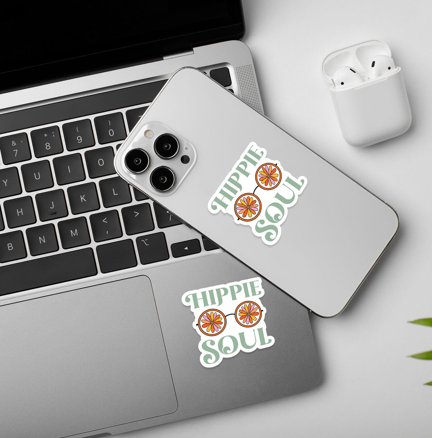 Hippie Soul - Laptop & Mobile Stickers