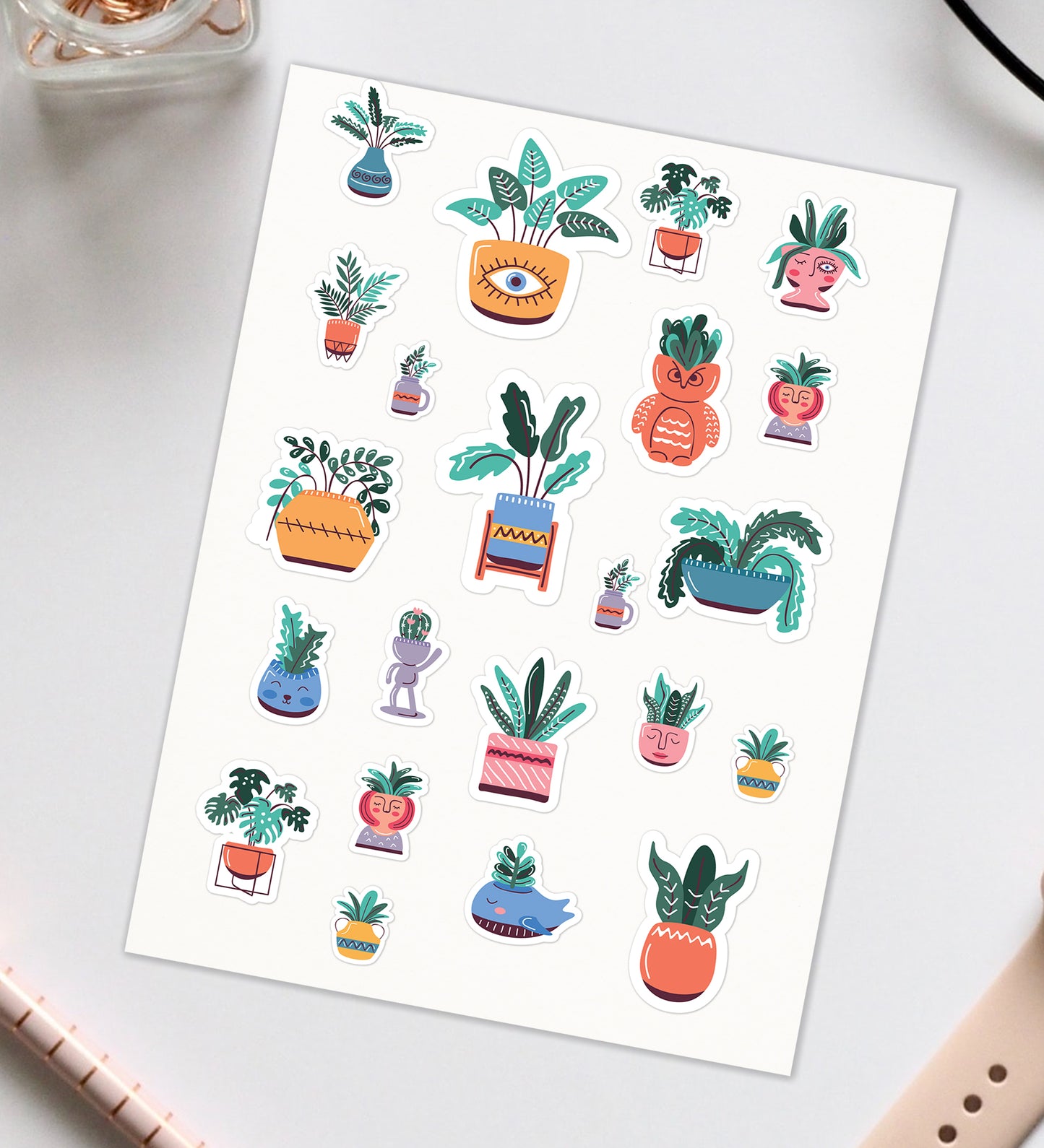 House Plants Sticker Sheet