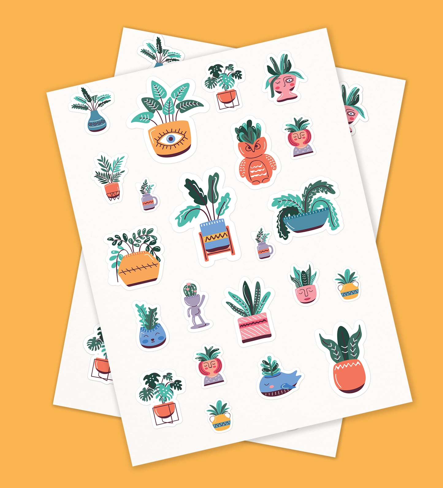 House Plants Sticker Sheet