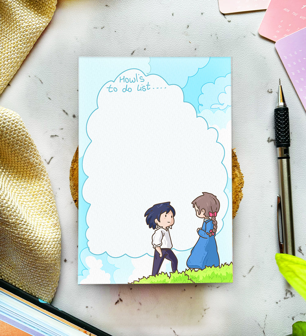 Howl's Moving Castle Notepad