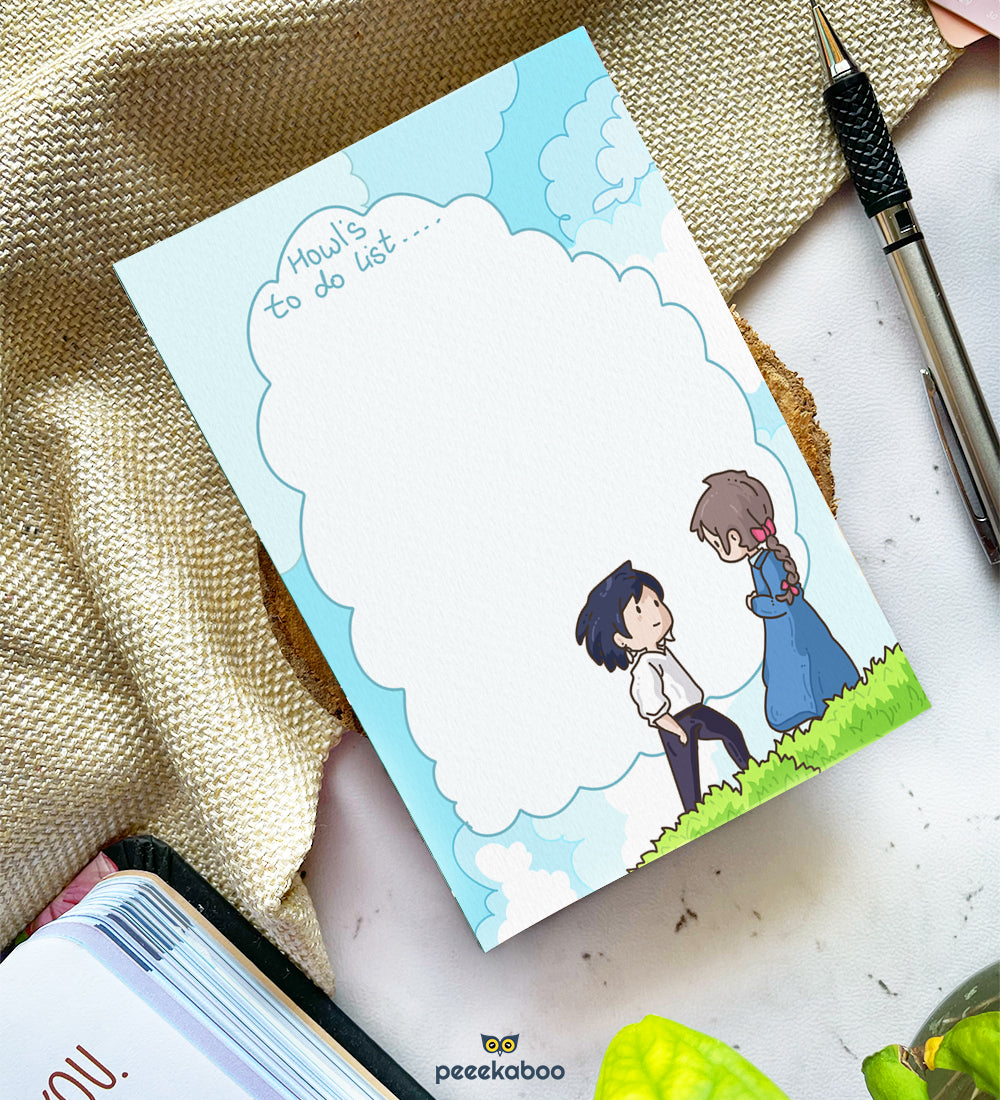 Howl's Moving Castle Notepad