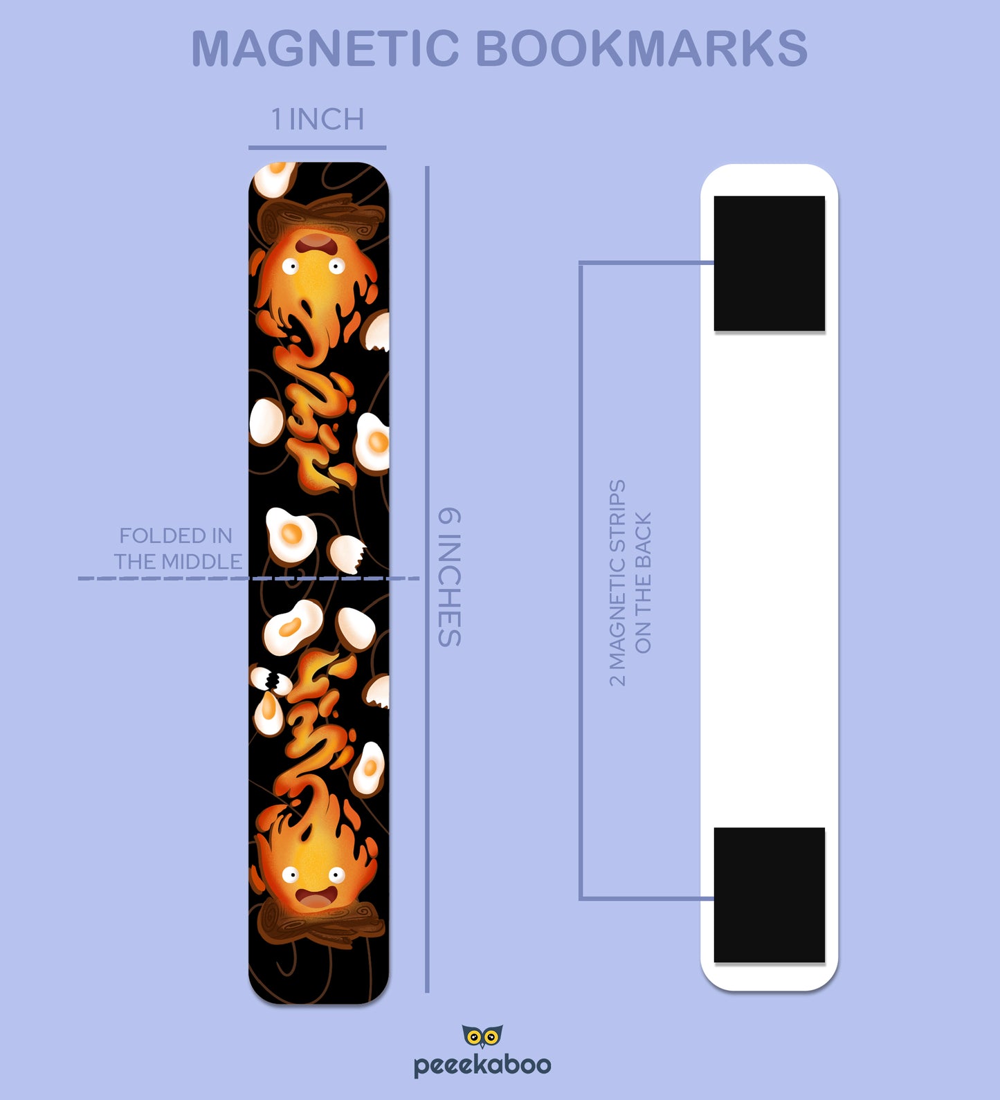 Magnetic Bookmark - Set Of 4 - Studio Ghibli