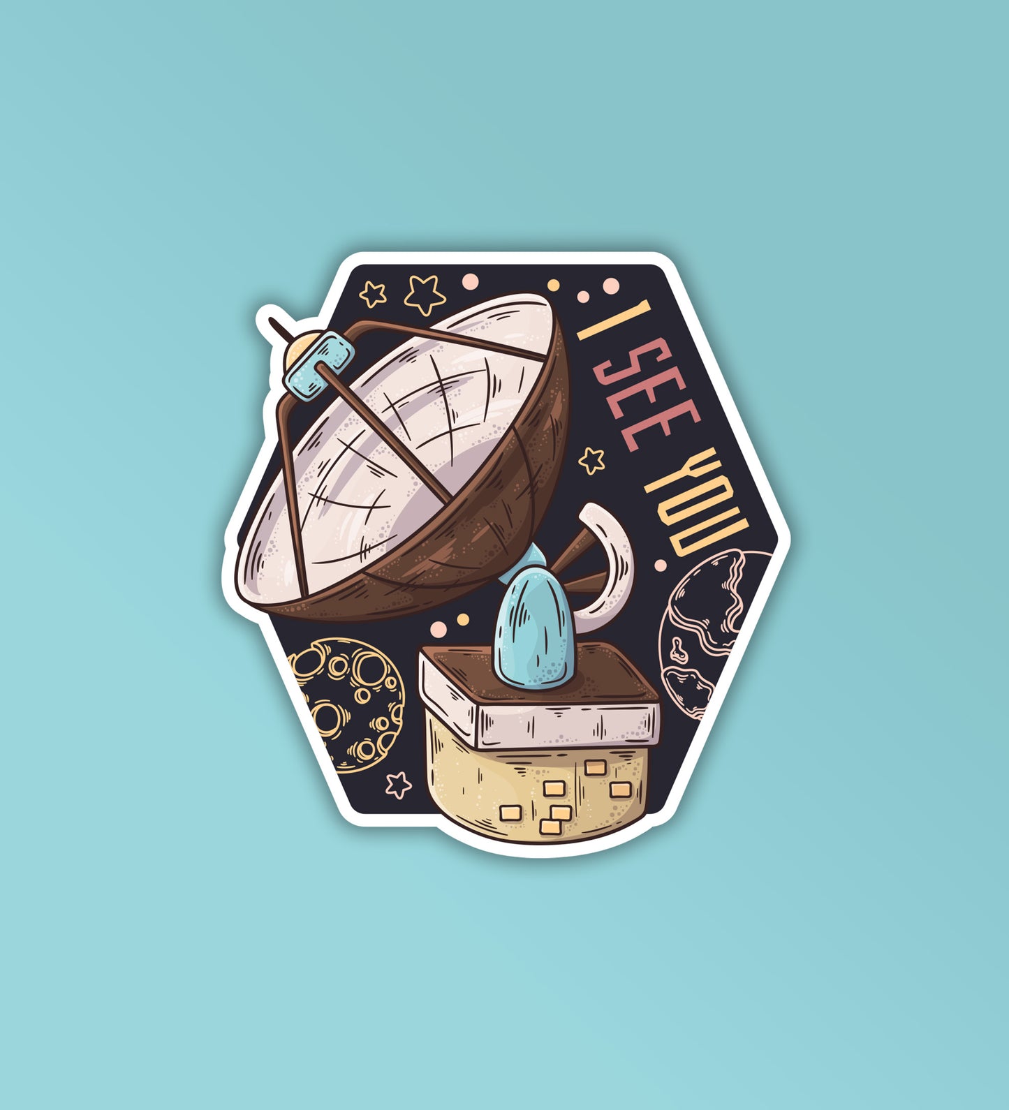 I See You | Laptop And Mobile Stickers