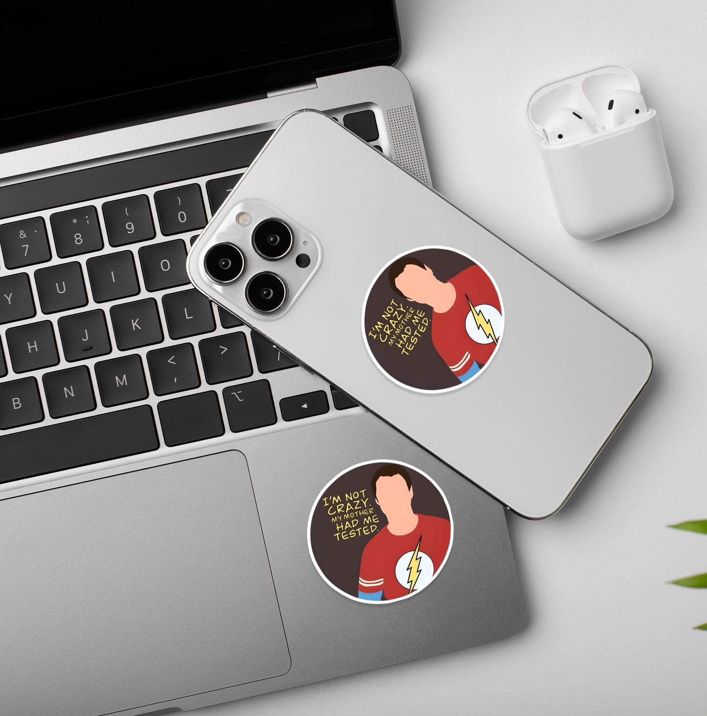 I'm Not Crazy | BBT - Laptop / Mobile Sticker