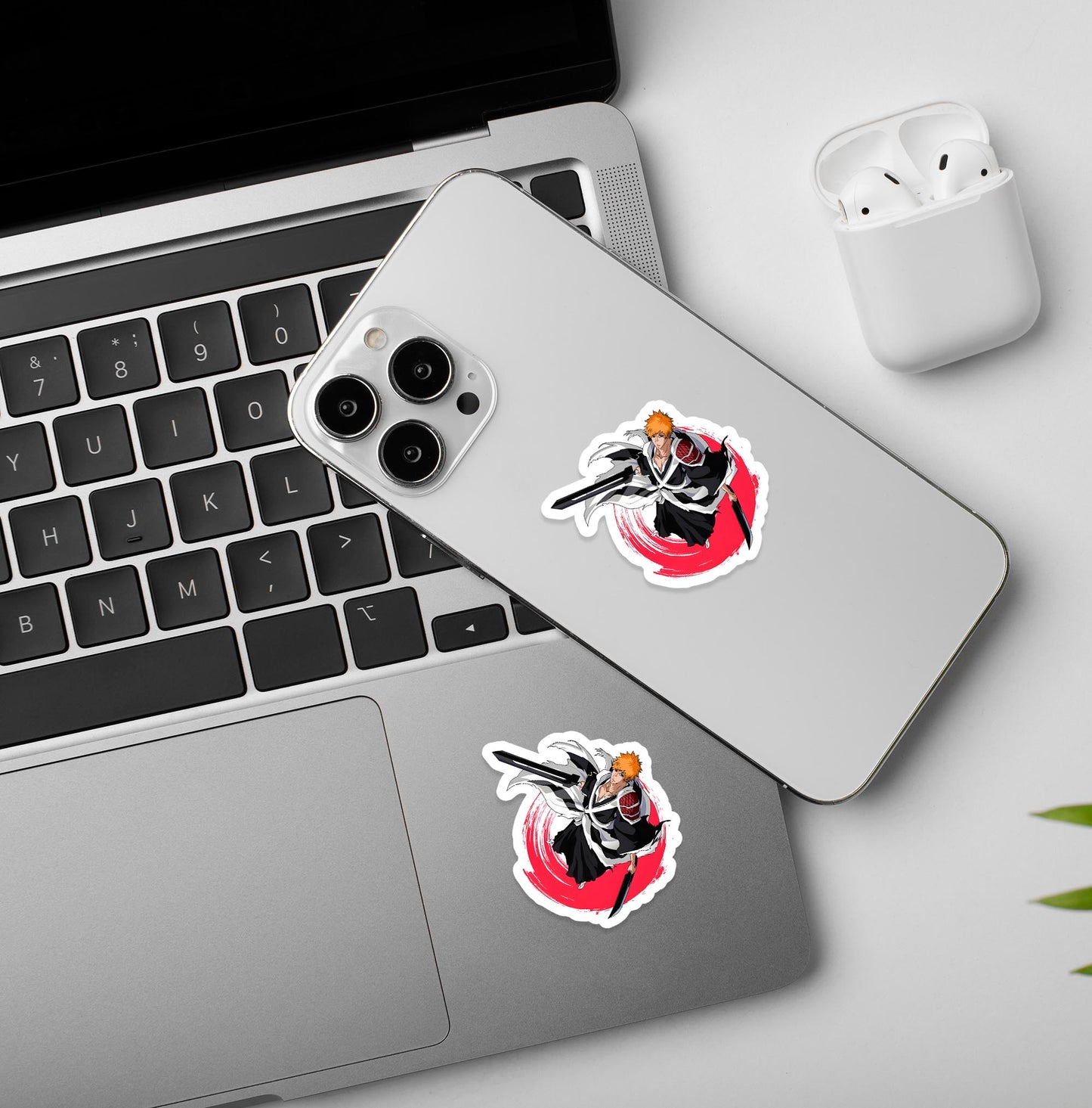 Ichigo Sword Bleach - Laptop & Mobile Stickers