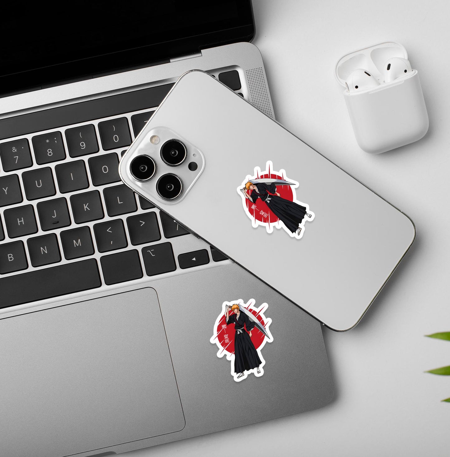 Ichigo Sword Circle Sticker - Laptop & Mobile Stickers