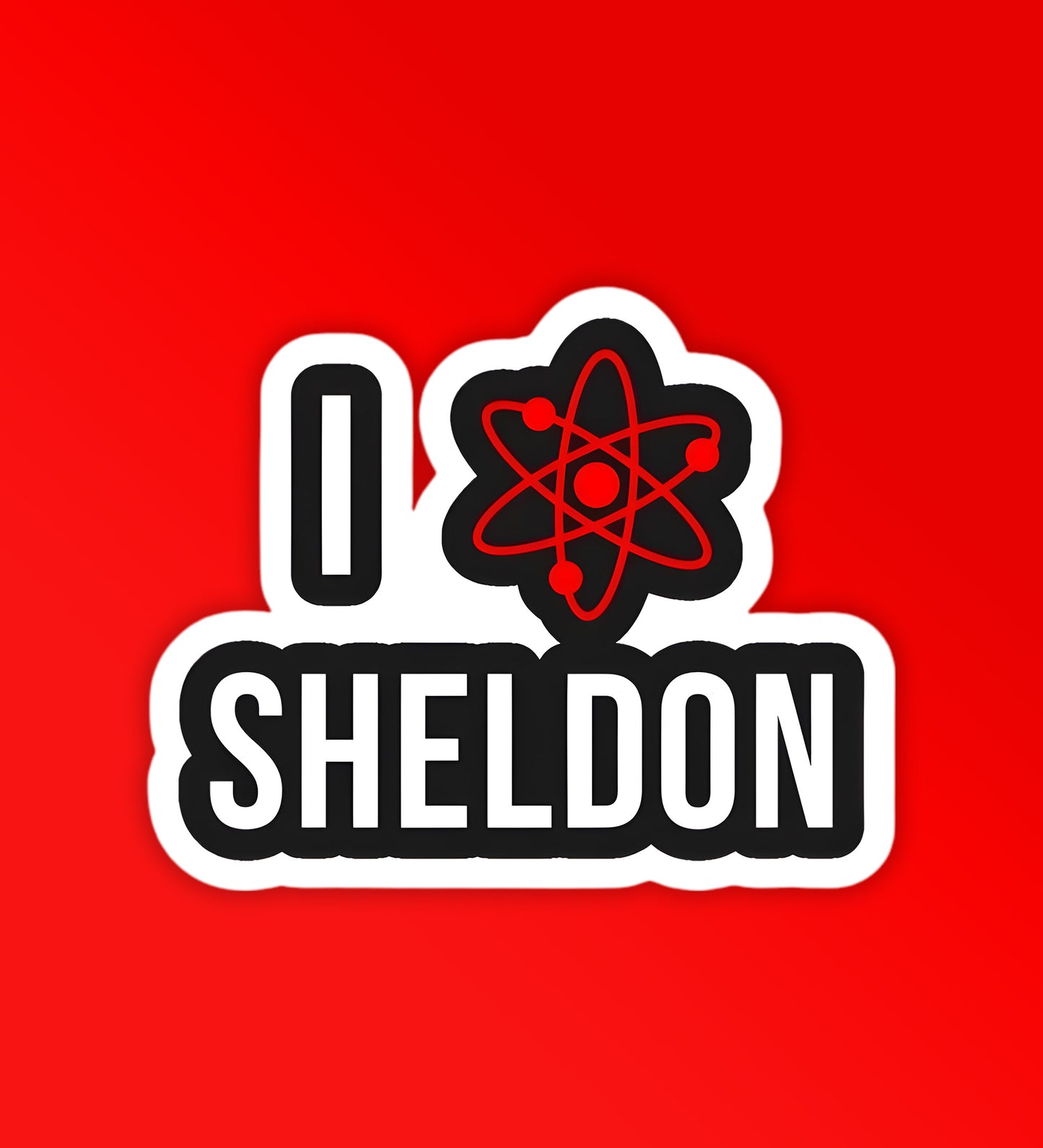 I <3 Sheldon | BBT - Laptop / Mobile Sticker