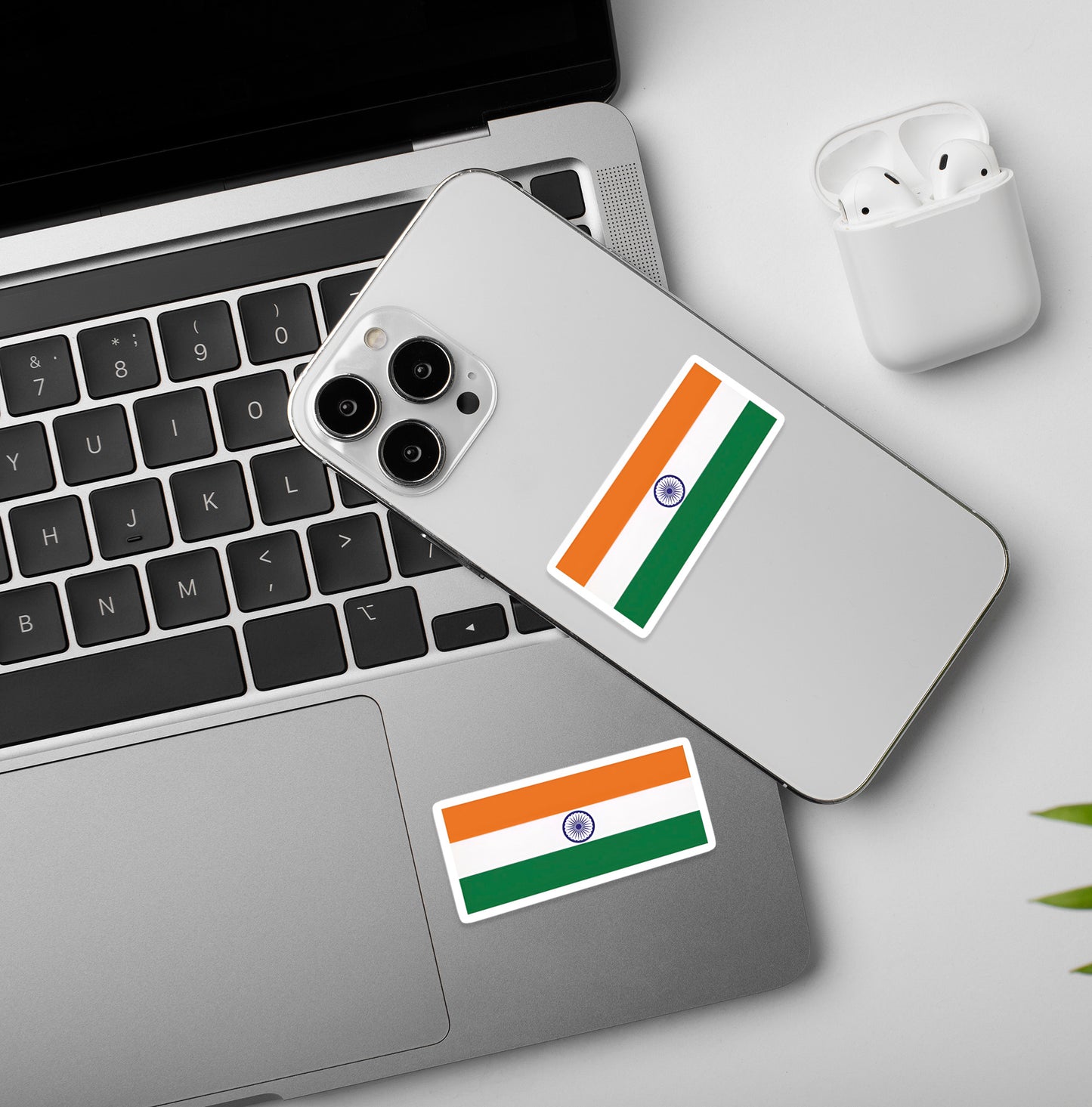 Indian Flag - Laptop & Phone Stickers