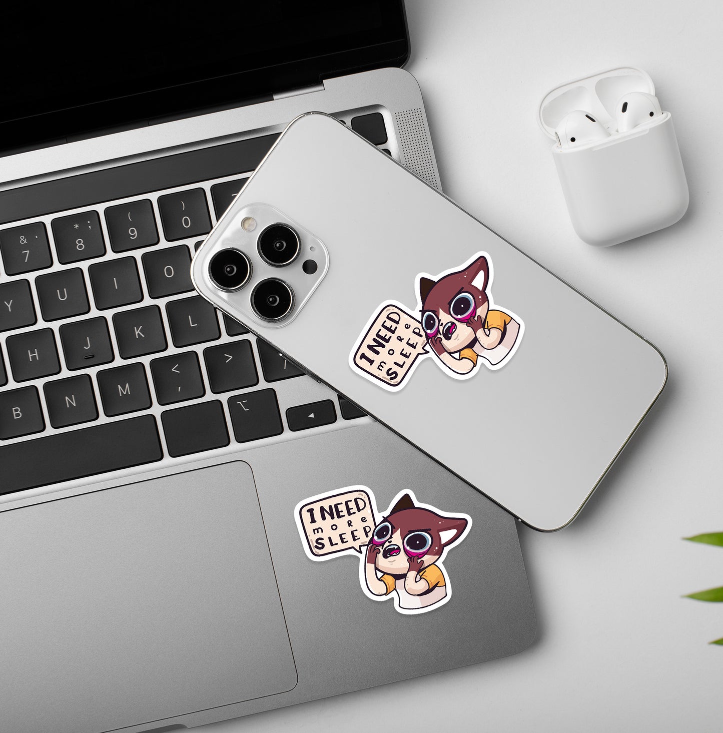 I Need More Sleep | Mobile & Laptop Sticker